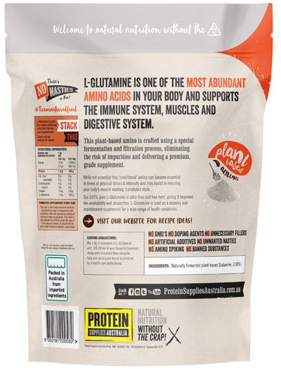 Protein Supplies Australia (Performance) L-Glutamine Pure 500g