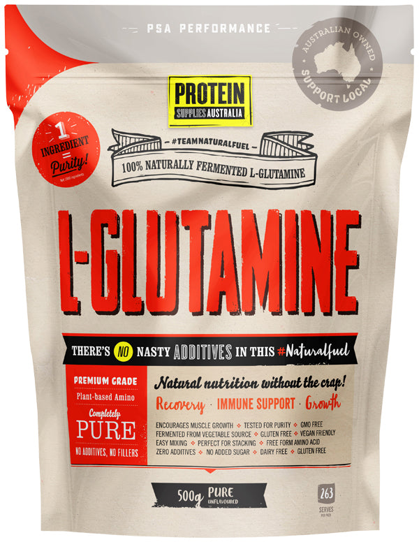 Protein Supplies Australia (Performance) L-Glutamine Pure 500g