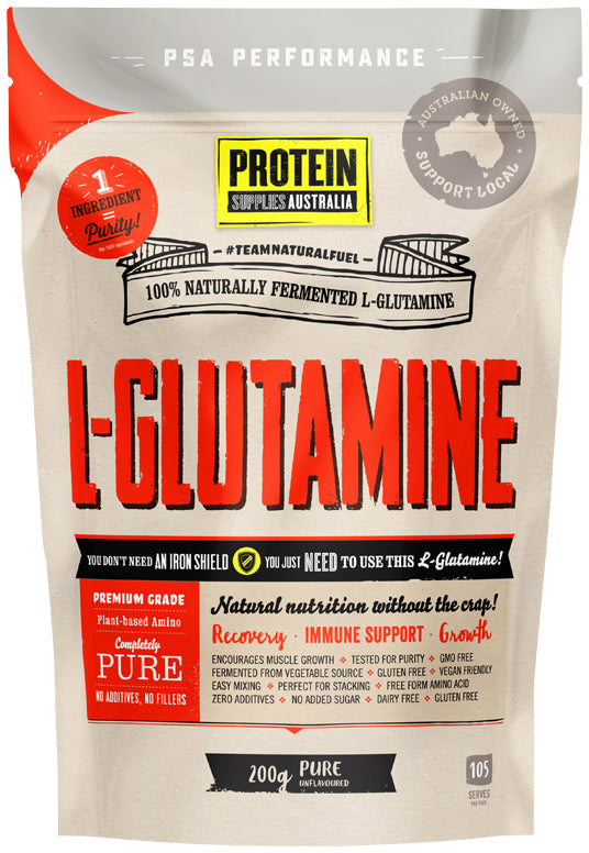 Protein Supplies Australia (Performance) L-Glutamine Pure 200g
