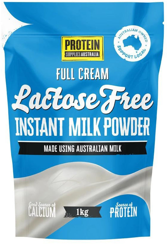 Protein Supplies Australia Lactose Free Instant Milk Powder Pure 1kg