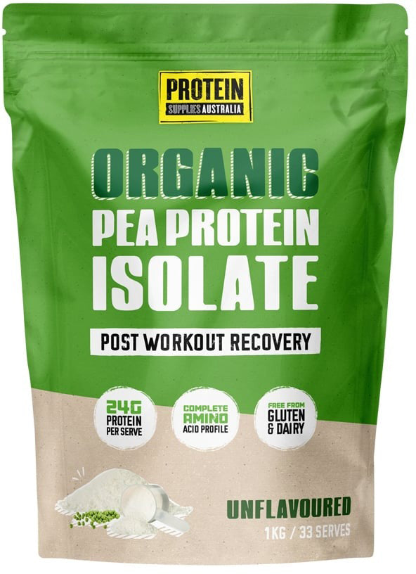 Protein Supplies Australia Protein Pea Pro (Raw Organic Pea Protein) Pure 1kg