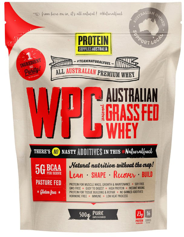 Protein Supplies Australia Protein WPC (Australian Grass Fed Whey) Pure 500g