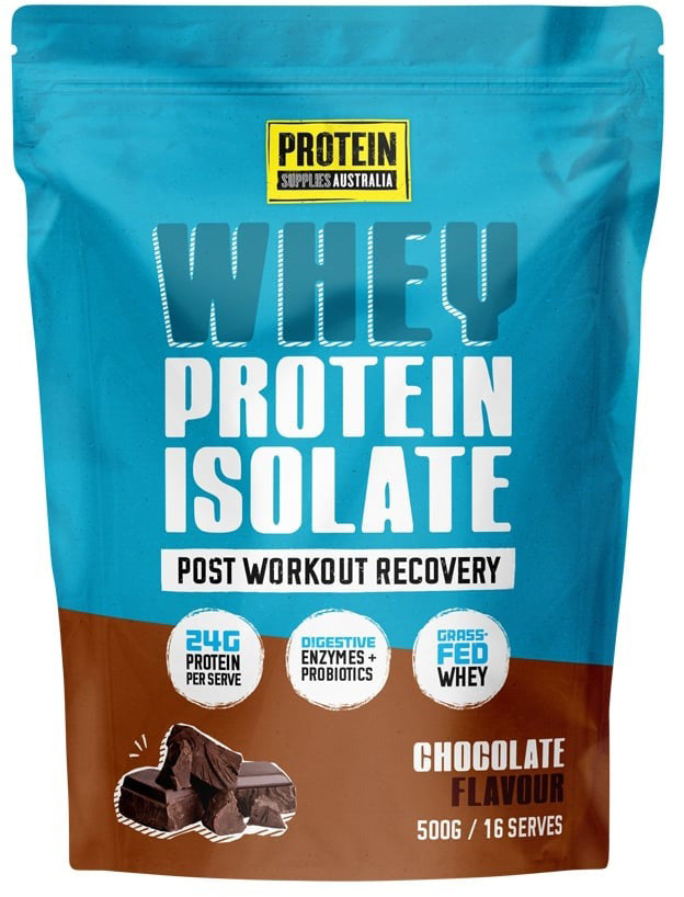 Protein Supplies Australia Protein WPI (Fast Release High Protein) Chocolate 500g