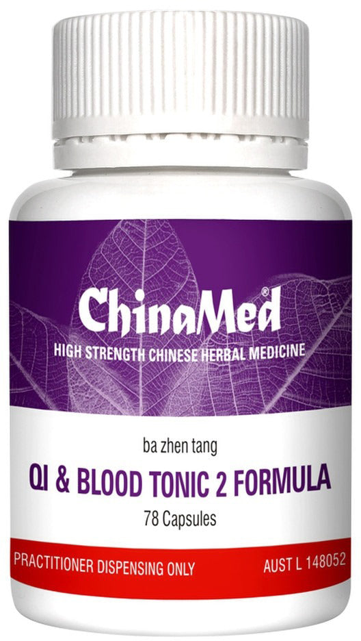 ChinaMed Qi And Blood Tonic 2 Formula 78 Capsules