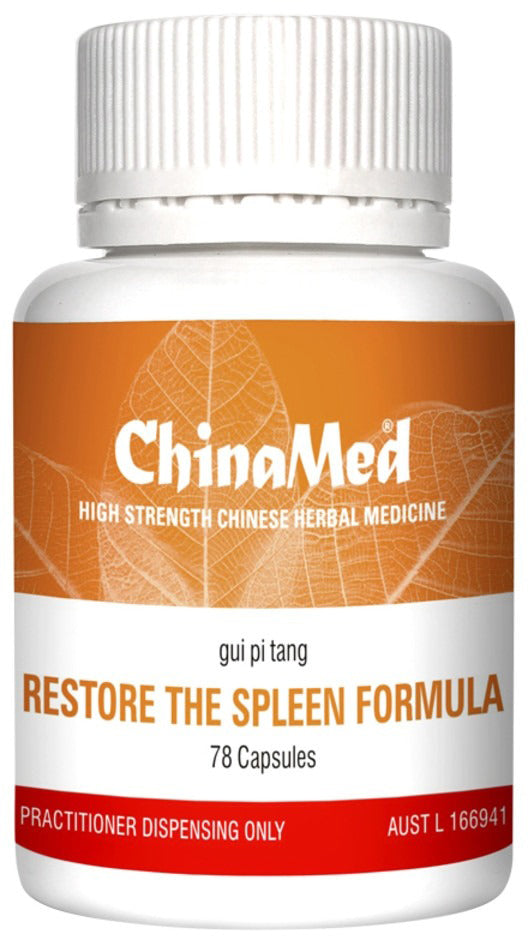 ChinaMed Restore The Spleen Formula 78 Capsules