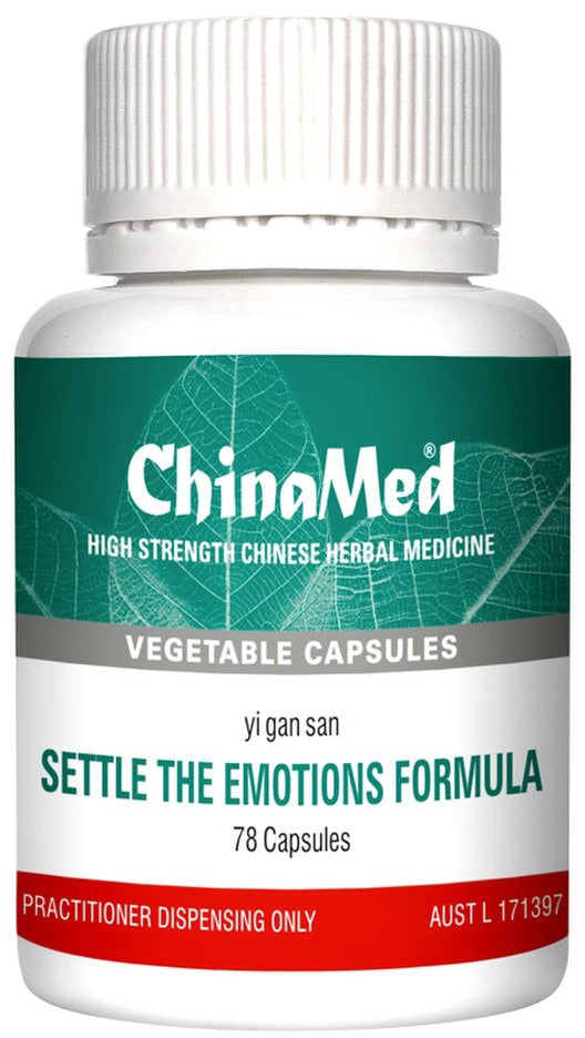 ChinaMed Settle The Emotions Formula 78 Capsules