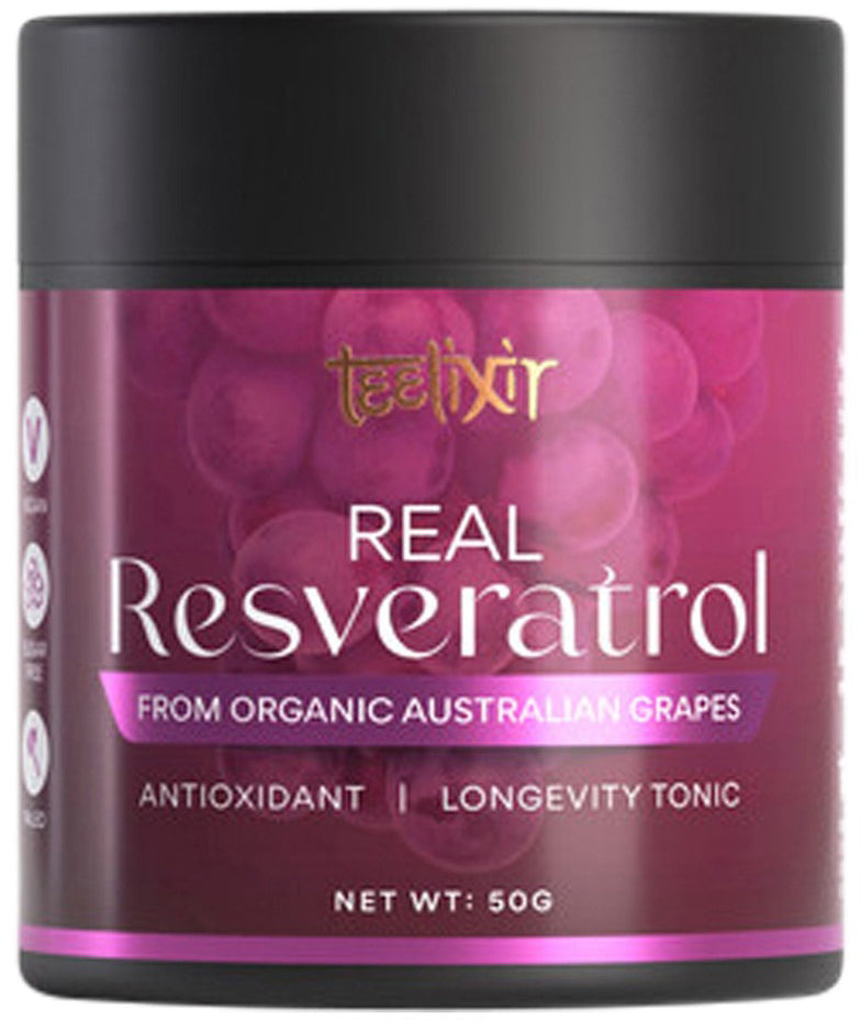 Teelixir Real Resveratrol From Organic Australian Grapes 50g