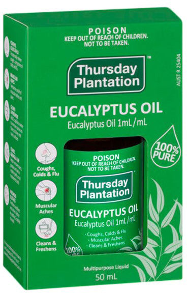 Thursday Plantation Eucalyptus Oil 100% Pure 50ml