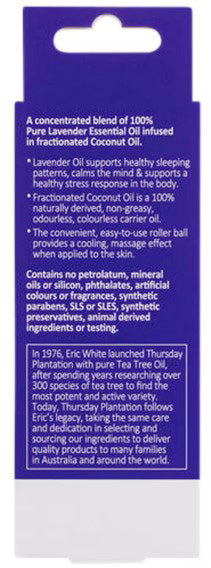 Thursday Plantation Sleep Support & Calming Lavender Oil Roll-On 9ml