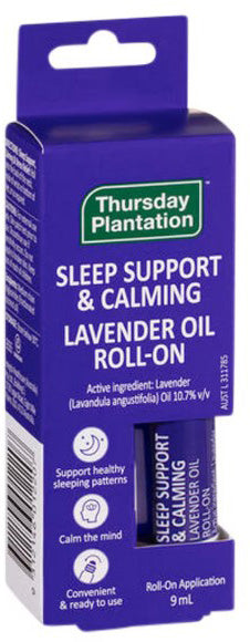 Thursday Plantation Sleep Support & Calming Lavender Oil Roll-On 9ml