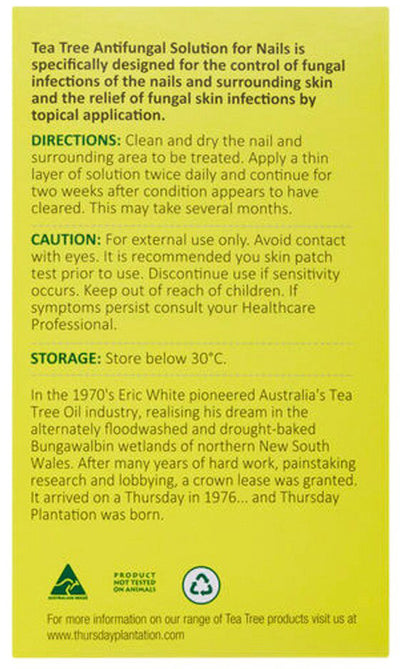 Thursday Plantation Tea Tree Anti-Fungal Solution For Nails 10ml