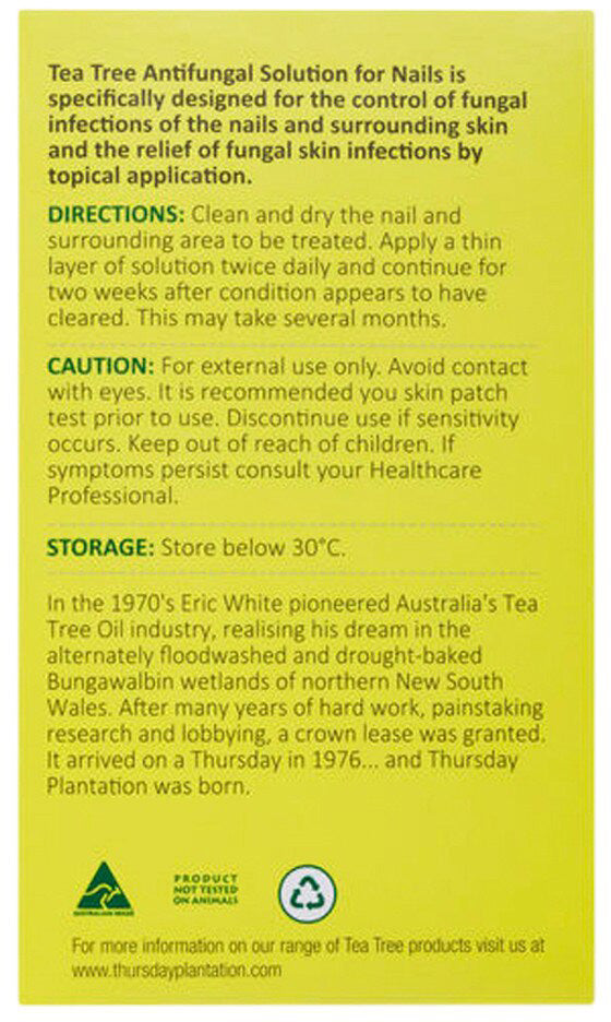 Thursday Plantation Tea Tree Anti-Fungal Solution For Nails 10ml