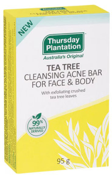 Thursday Plantation Tea Tree Cleansing Acne Bar For Face & Body 95g