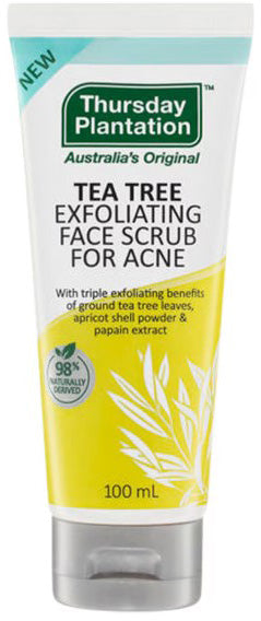 Thursday Plantation Tea Tree Exfoliating Face Scrub For Acne 100ml