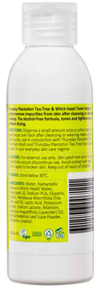 Thursday Plantation Tea Tree & Witch Hazel Toner 100ml