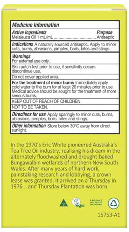 Thursday Plantation Tea Tree Oil 100% Pure