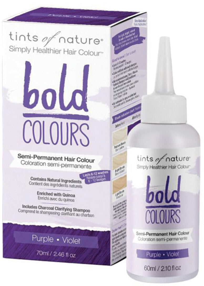 Tints of Nature Bold Colours (Semi-Permanent Hair Colour) Purple 70ml