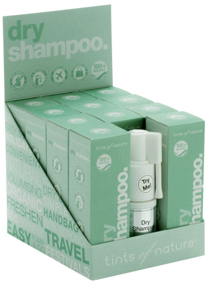Tints Of Nature Dry Shampoo Powder Spray 15g x 11 (+ Tester) Display
