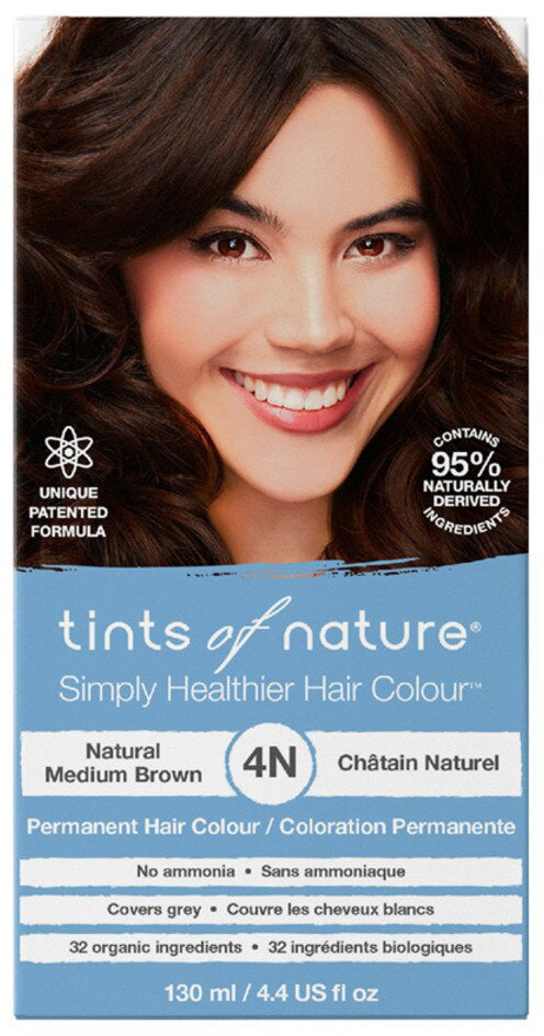 Tints of Nature Permanent Hair Colour 4N (Natural Medium Brown)