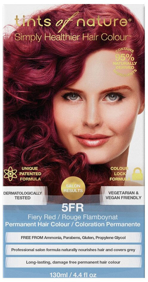 Tints of Nature Permanent Hair Colour 5FR (Fiery Red)