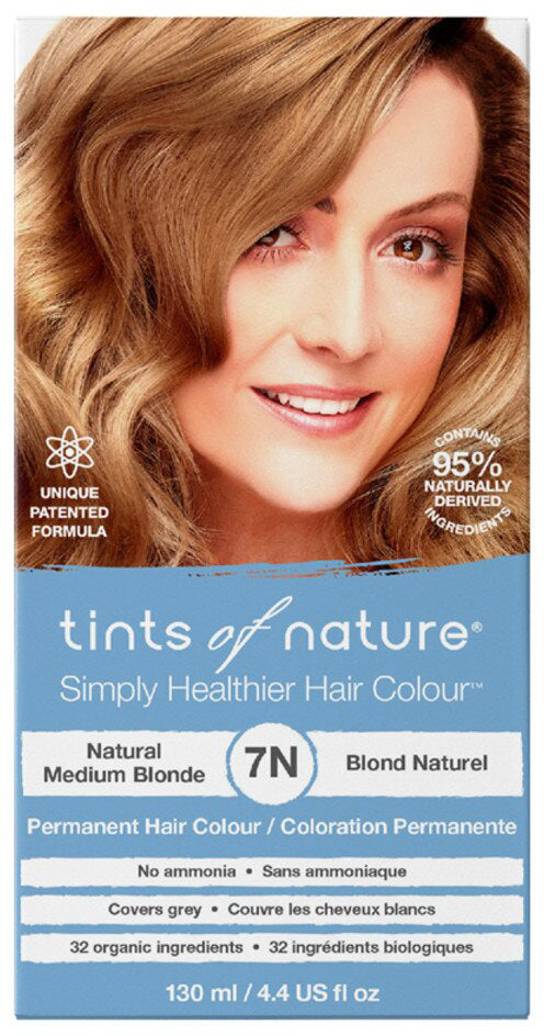 Tints of Nature Permanent Hair Colour 7N (Natural Medium Blonde)