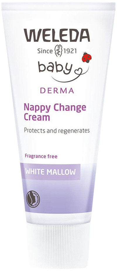 Weleda Baby Derma Nappy Change Cream White Mallow (Fragrance Free) 50ml