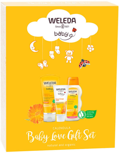 Weleda Baby Calendula Baby Love Gift Set x 3 Pack