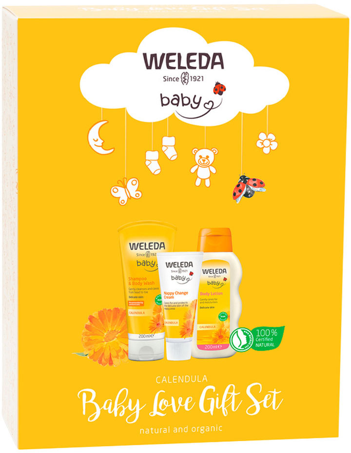 Weleda Baby Calendula Baby Love Gift Set x 3 Pack