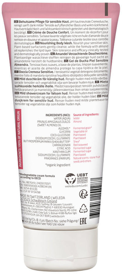 Weleda Nourishing Body Wash Sensitive (Almond) 200ml