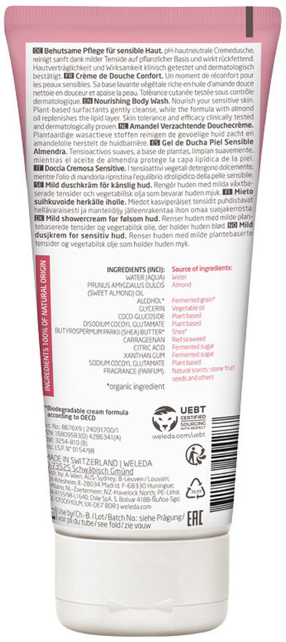 Weleda Nourishing Body Wash Sensitive (Almond) 200ml