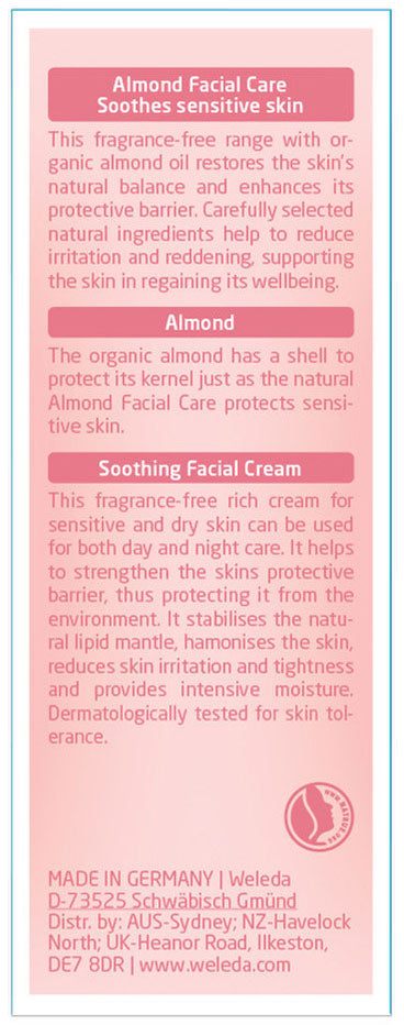 Weleda Organic Sensitive Facial Cream (Almond) 30ml