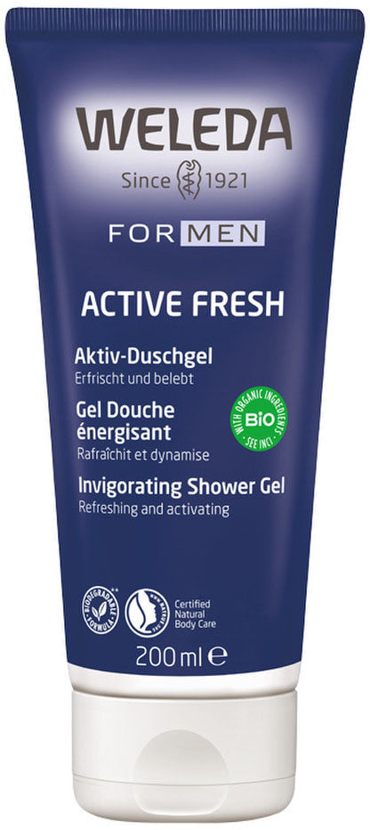 Weleda For Men Active Fresh Invigorating Shower Gel 200ml
