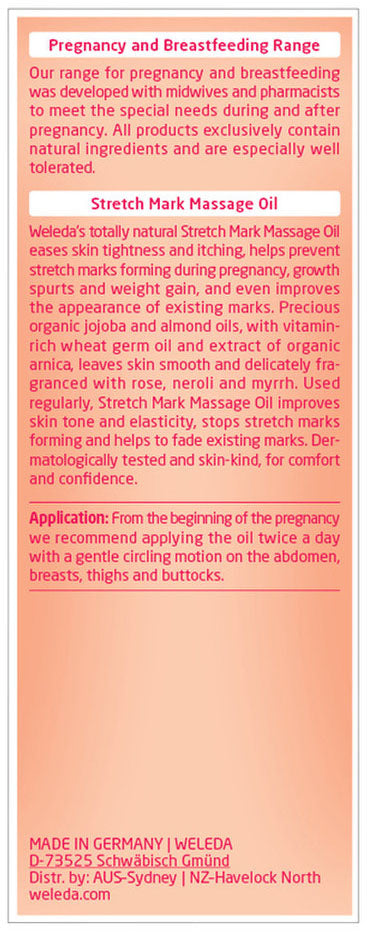 Weleda Mum Stretch Mark Massage Oil 100ml