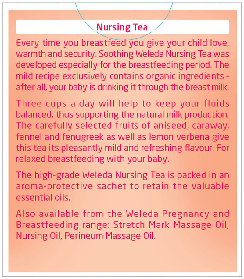 Weleda Mum Organic Nursing Tea x 20 Tea Bags (40g)