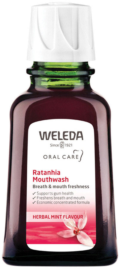 Weleda Oral Care Mouthwash Ratanhia (Herbal Mint Flavour) 50ml