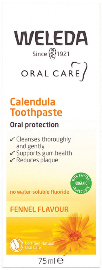 Weleda Oral Care Toothpaste Calendula (Fennel Flavour) 75ml