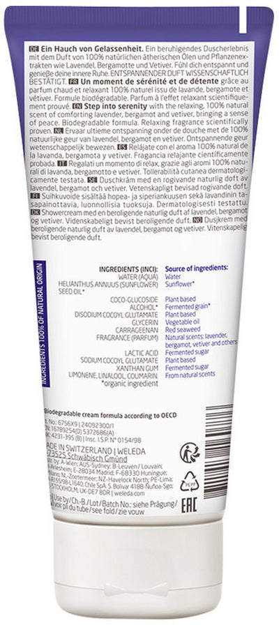 Weleda Aroma Shower Gel Relax (Lavender + Bergamot + Vetiver) 200ml