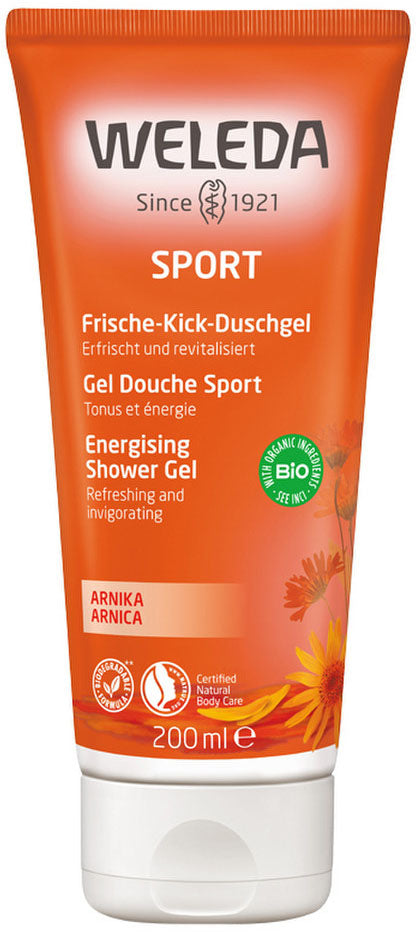 Weleda Sport Energising Shower Gel Arnica 200ml