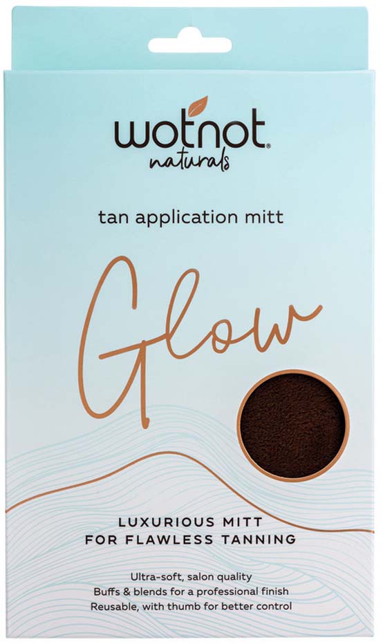 Wotnot Naturals Glow Tan Application Mitt (Luxurious Mitt for Flawless Tanning)