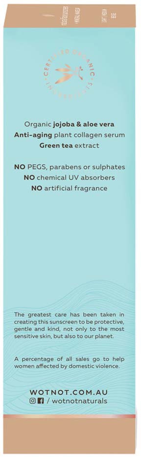 Wotnot Naturals Natural Face Sunscreen SPF 40 + Mineral MakeUp BB Cream Beige 60g