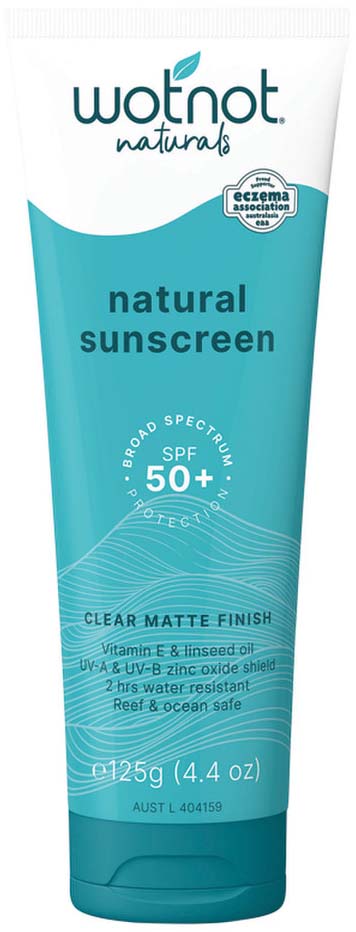 Wotnot Naturals Natural Sunscreen SPF 50+ 125g