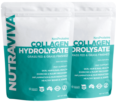 NutraViva NesProteins Collagen Hydrolysate Beef (450 x 2) Bundle Pack - Health Co