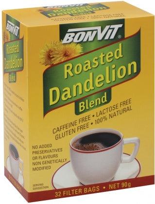 Bonvit Roasted Dandelion Blend 32 Teabags - Health Co