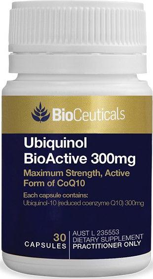 Bioceuticals Ubiquinol BioActive 300mg Capsules - Health Co