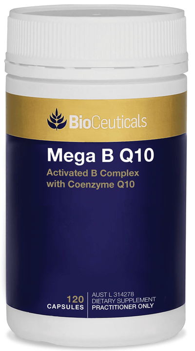 Bioceuticals Mega B Q10 120 Capsules - Health Co