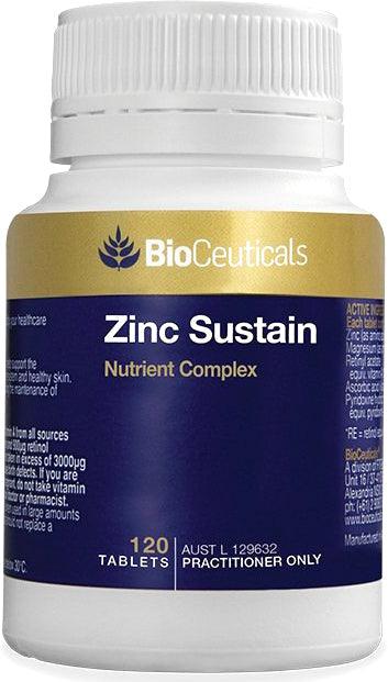 Bioceuticals Zinc Sustain Tablets - Health Co