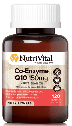 Nutrivital CoEnzyme Q10 150mg - Health Co