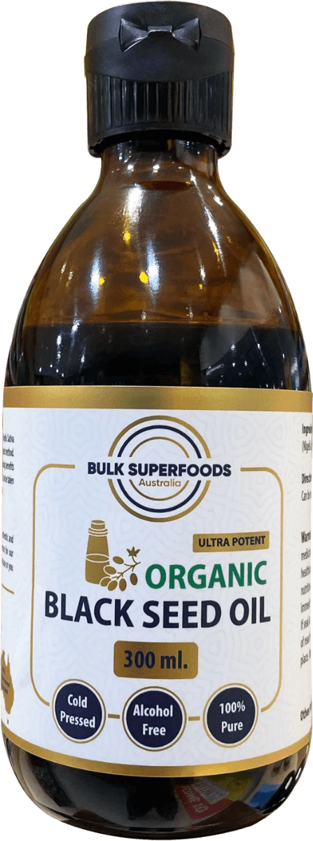 Ultra Potent Black seed Oil 300ml by Bulk Superfoods - Health Co