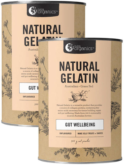 Nutraorganics Natural Gelatin Unflavoured Bundle Pack - Health Co