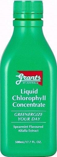 Grants Liquid Chlorophyll Concentrate 500ml - Health Co
